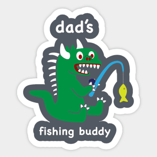 Lil Hodag - Dad’s Fishing Buddy Children’s Character Sticker